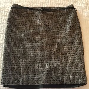 Knee length tweed career skirt size 16